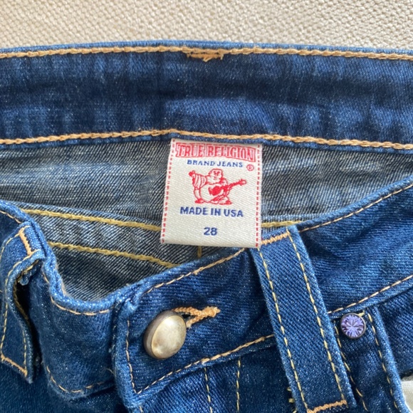 Women’s True Religion Jeans Billy Straight Leg Style Size  28 - Picture 4 of 10